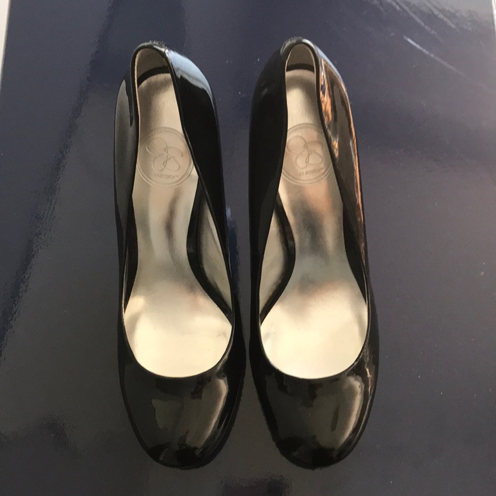 JESSICA SIMPSON OSCAR BLACK HEELS S7.5
